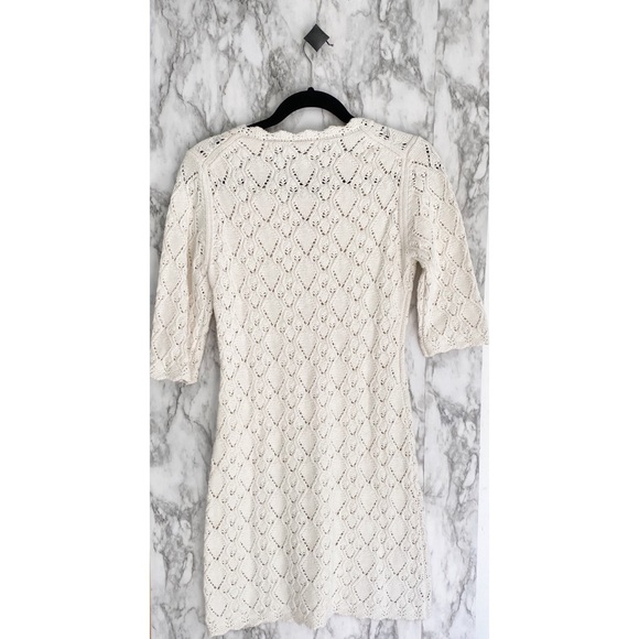 Rebecca Taylor La Vie diamond Crochet dress M NWT - Picture 4 of 4